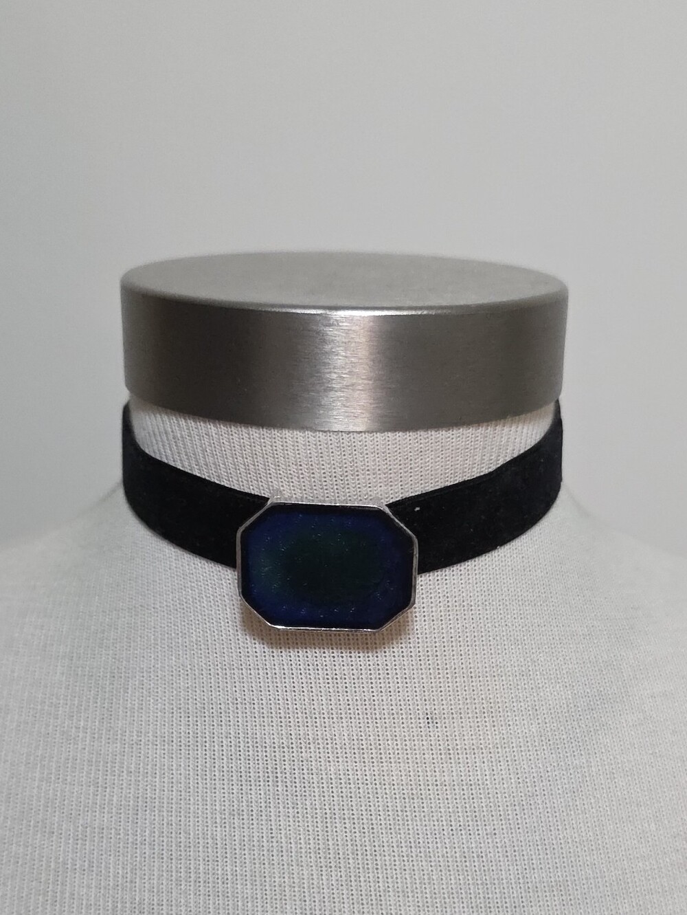 Charming Charlie Choker Velvet Goth Grunge Punk 15" Long Lobster Clasp